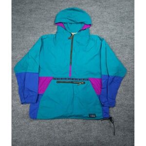 L.L. Bean Teal and Purple Jacket